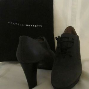 Fratelli Rossetti suede laced shoes dark gray - si